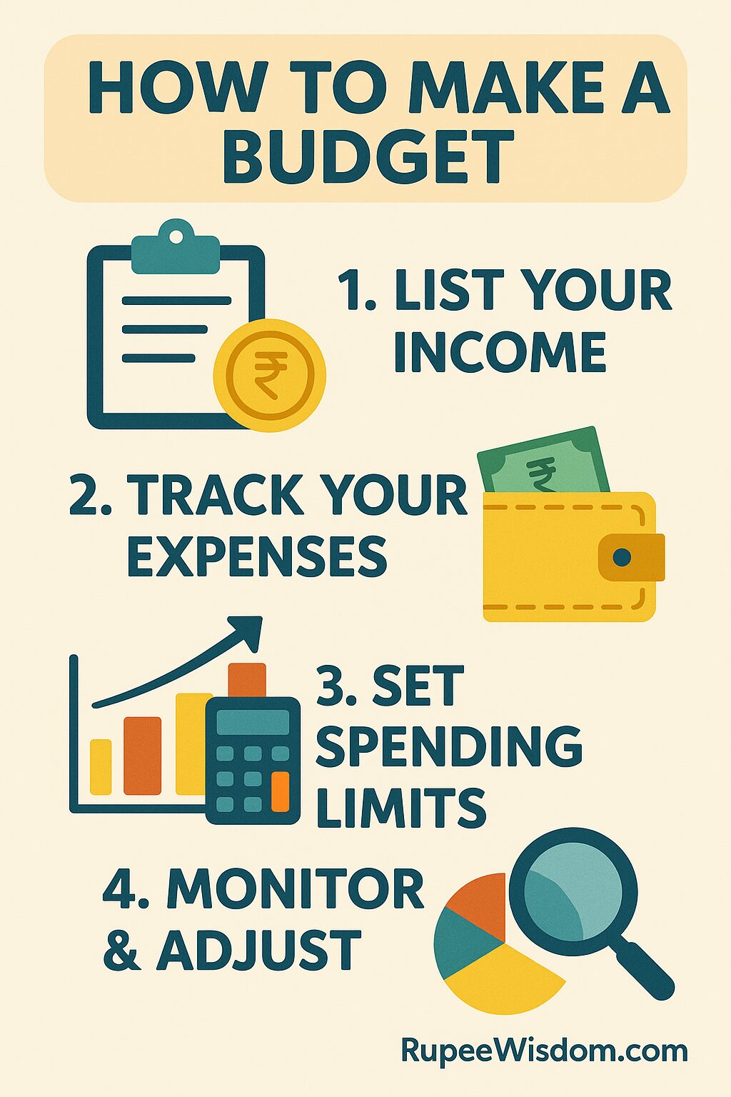 How to Make a Budget for Salary in India (Infographic) How to budget your salary in India – infographic