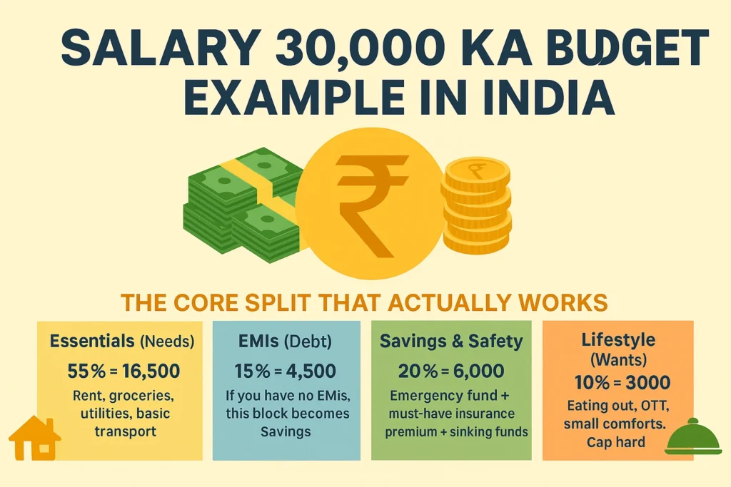 salary 30,000 ka budget