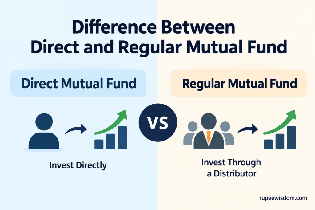 difference between direct and regular mutual fund